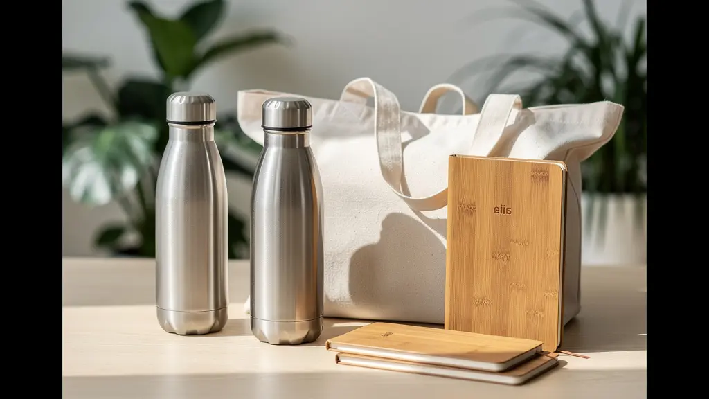 Sélection d'objets publicitaires éco-responsables en matériaux naturels